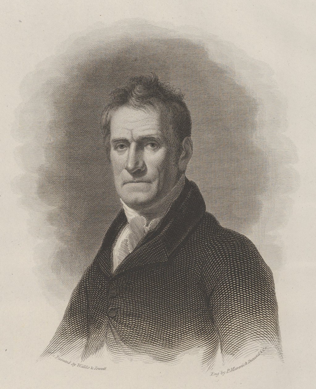 Cadwallader David Colden, borgmester i New York City, ca. 1825 af Asher Brown Durand