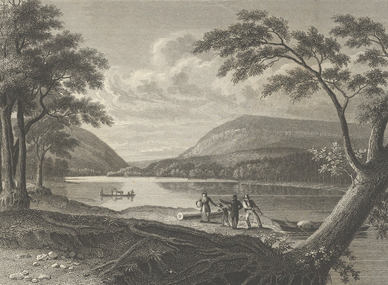 Delaware Water Gap, 1830. af Asher Brown Durand