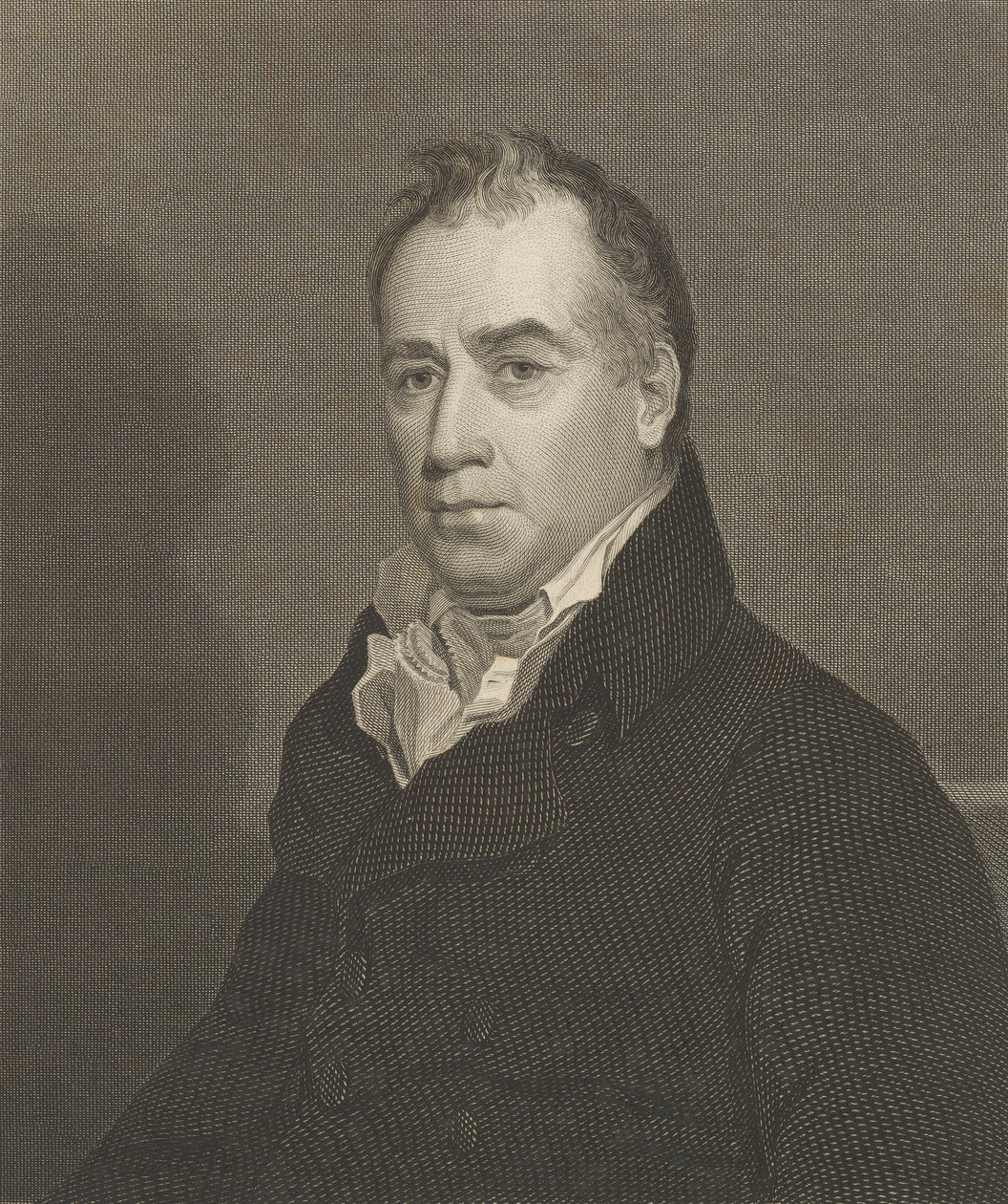 Hans Excellence Oliver Wolcott, guvernør i staten Connecticut, 1820. af Asher Brown Durand
