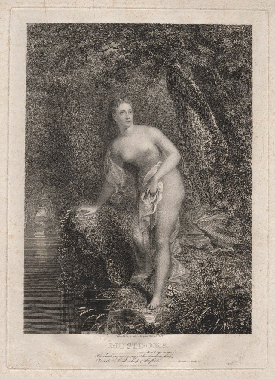 Musidora af Asher Brown Durand