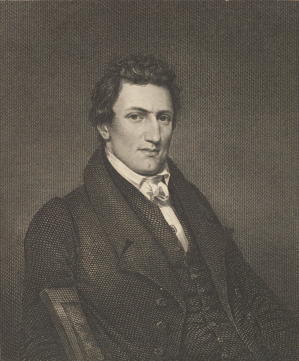 Præst William Patton, før 1837. af Asher Brown Durand