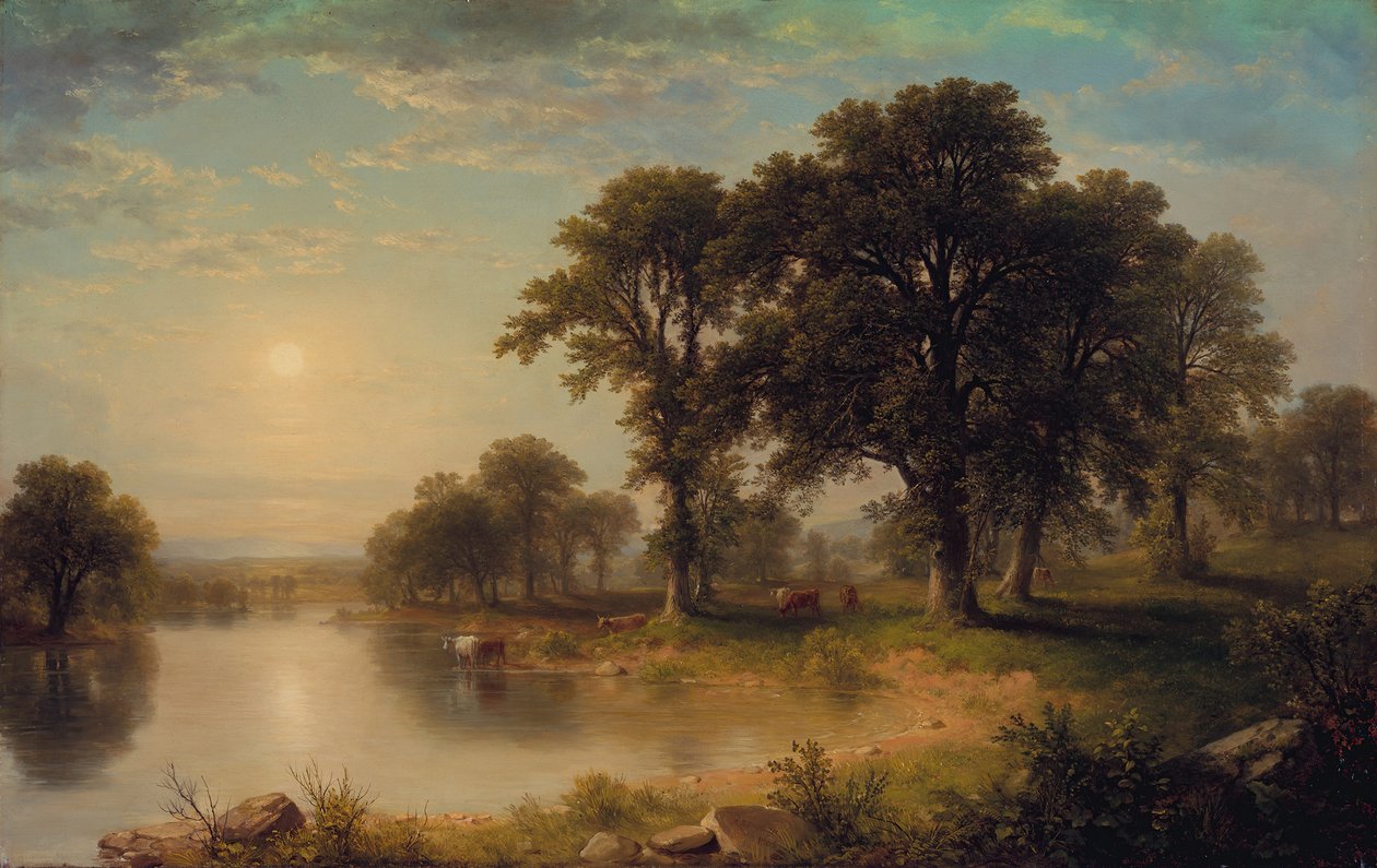 Sommereftermiddag, 1865. af Asher Brown Durand