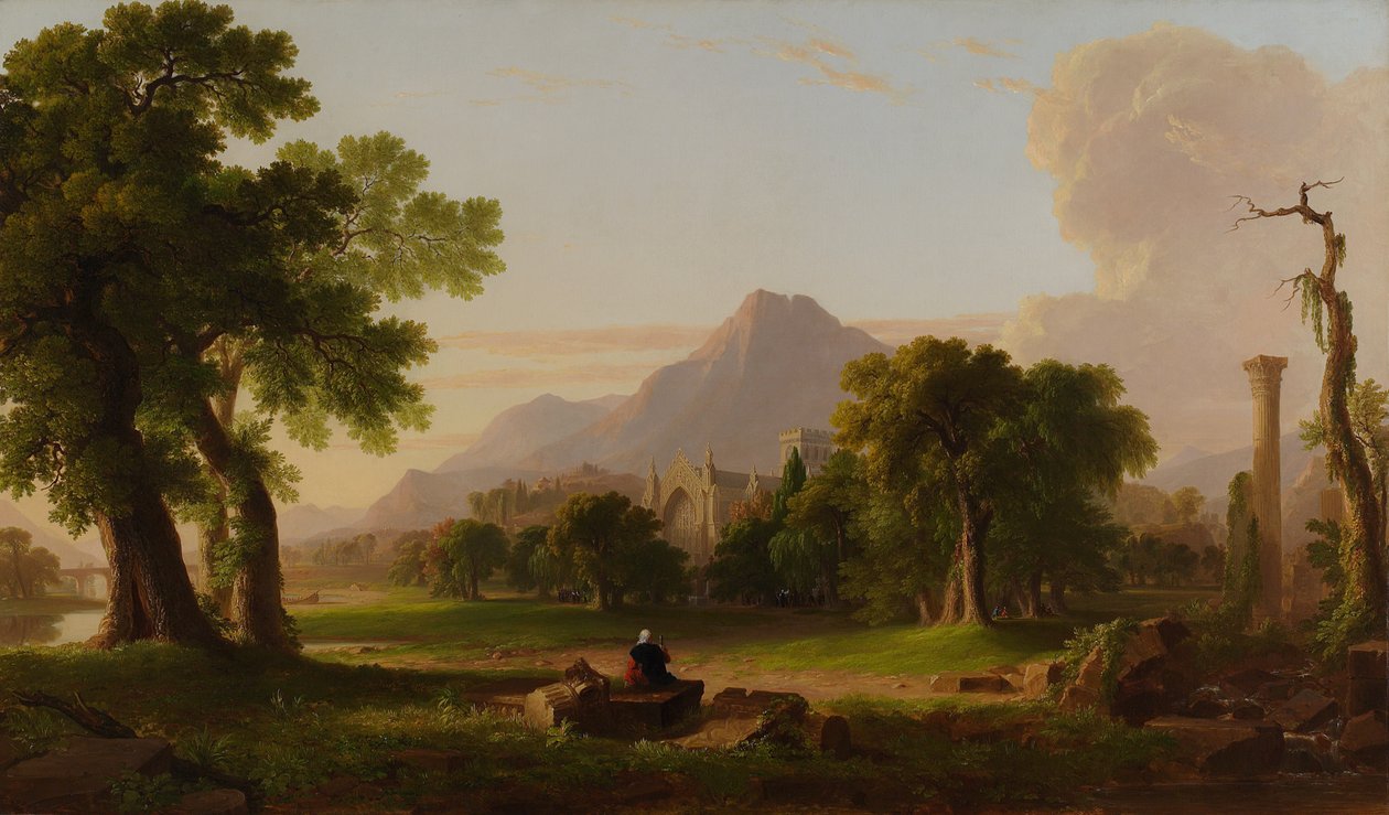 Livets Aften, 1840 af Asher Brown Durand