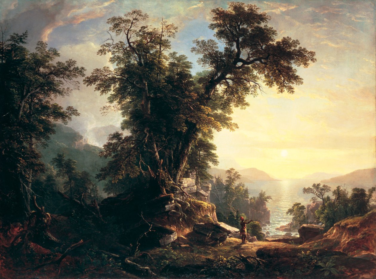 Indianerens vesper af Asher Brown Durand