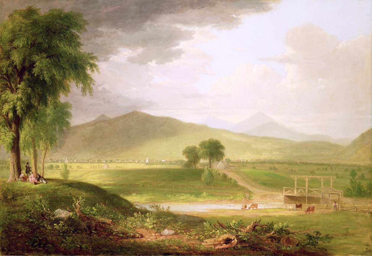 Udsigt over Rutland, Vermont, 1840 af Asher Brown Durand