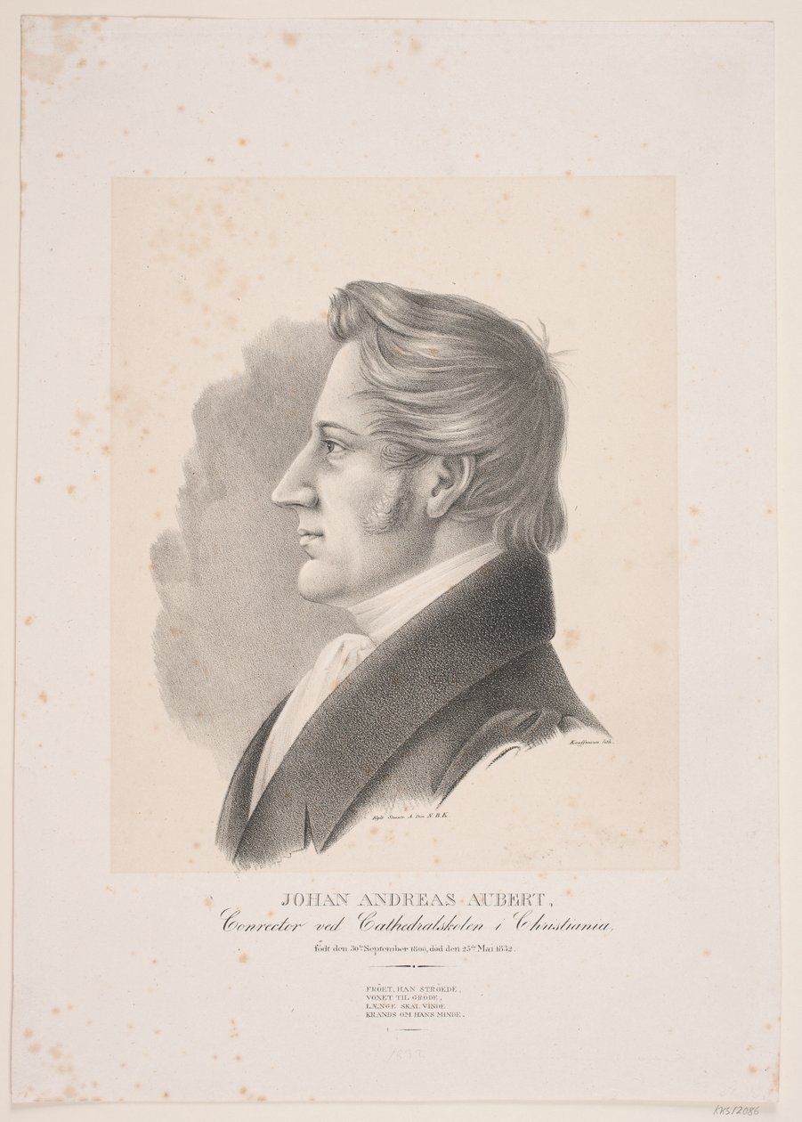 Johan Andreas Aubert af Asmus Kaufmann