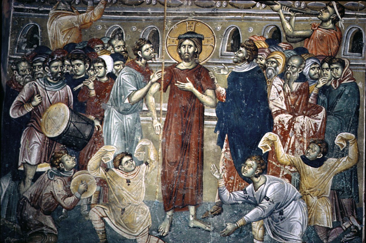Den Mocking Kristi, 1316-1318 af Astrapas and Eutychios