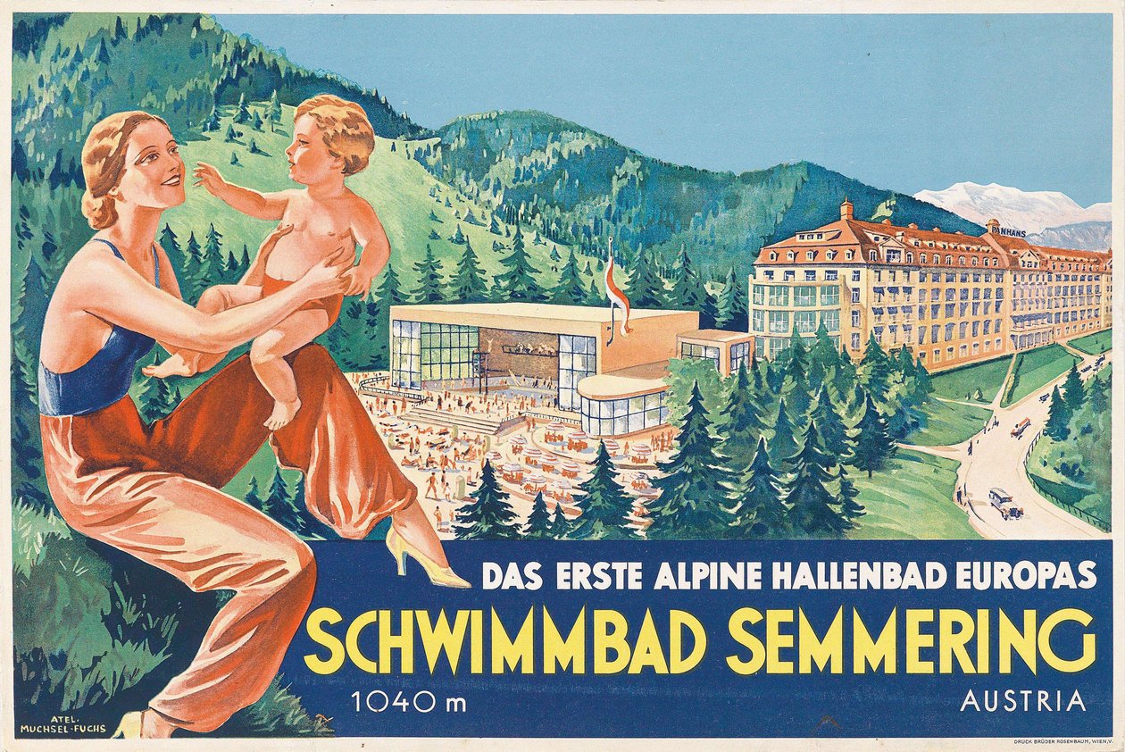 Semmering swimmingpool, 1930