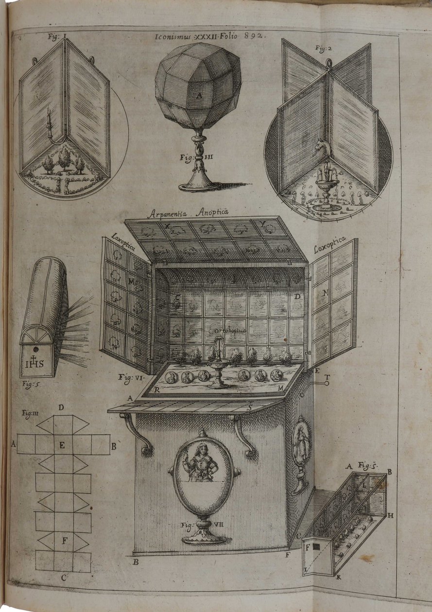 Den store kunst at lys og skygge, 1646 af Athanasius Kircher