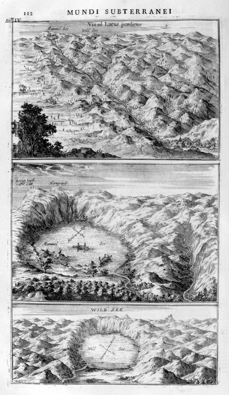 Søgeologi, 1678 af Athanasius Kircher