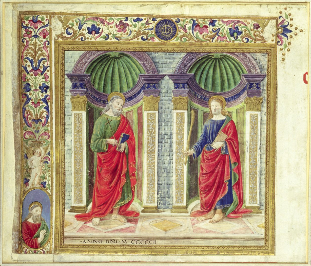 Sankt Andreas og Sankt Jakob den mindreårige, 1502 af Attavante di Gabriello di Vanti di Bartolo