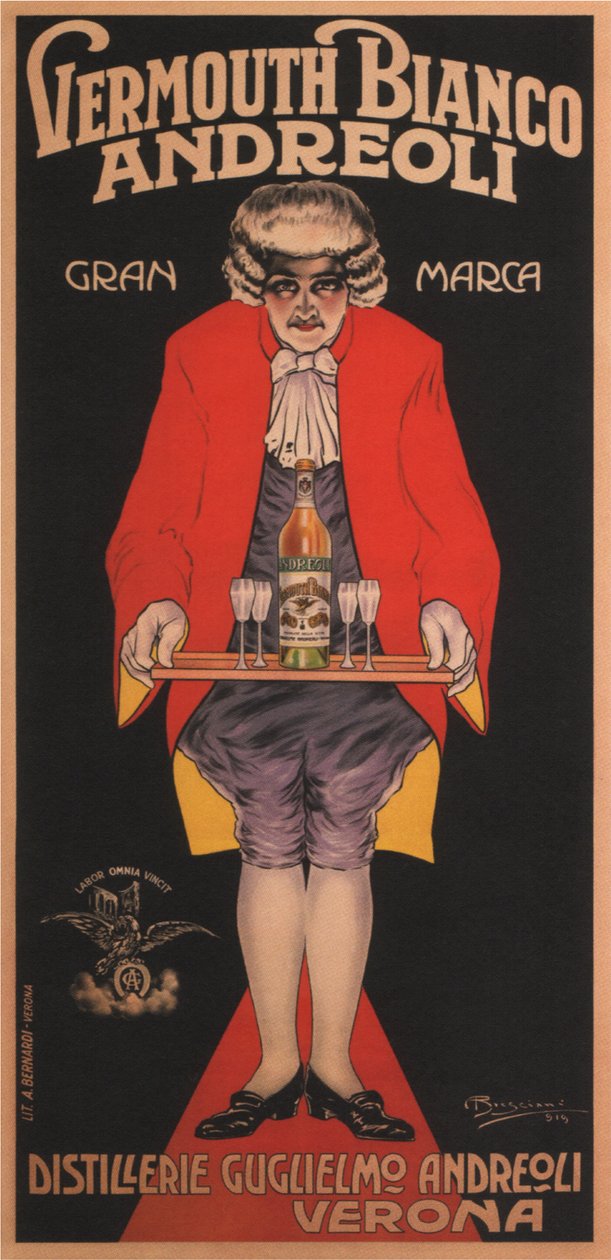 Vermouth Bianco Andreoli, 1919 af Attilio Bresciani