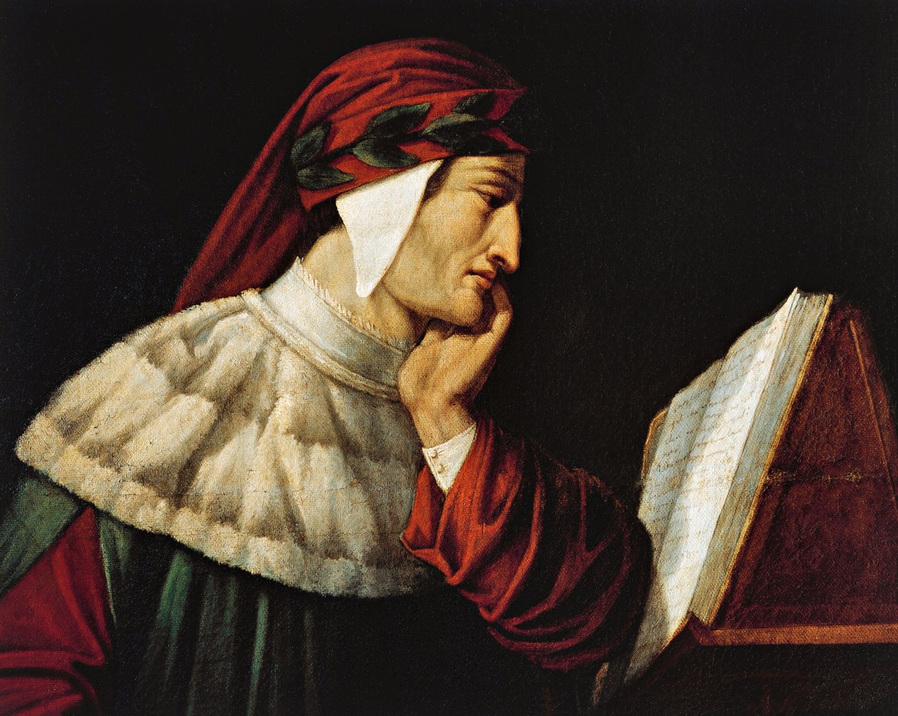 Portræt af Dante Alighieri (Firenze af Attilio Roncaldier