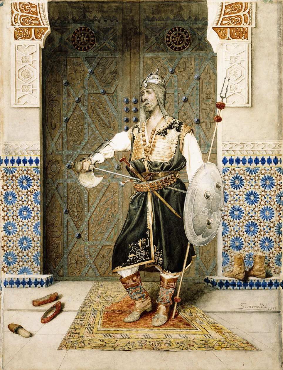 Haremsvagten, 1899 af Attilio Simonetti