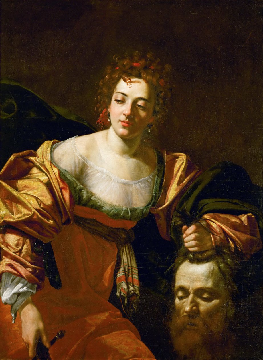 Judith og chefen for Holofernes af Attributed to Simon Vouet