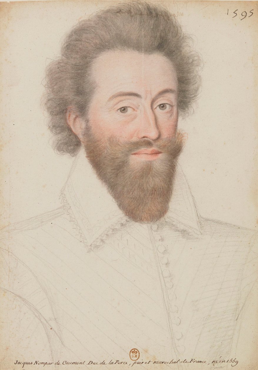 Jacques Nompar de Caumont - 1595 af attributed to François Quesnel