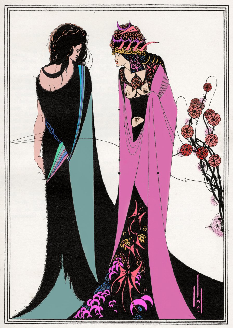 John og Salome af Aubrey Beardsley