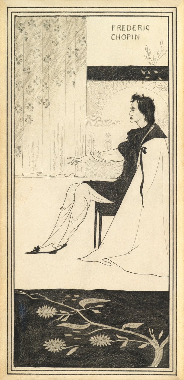 Frederic Chopin af Aubrey Beardsley