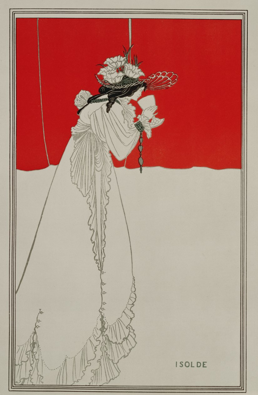 Isolde, 1895 af Aubrey Beardsley