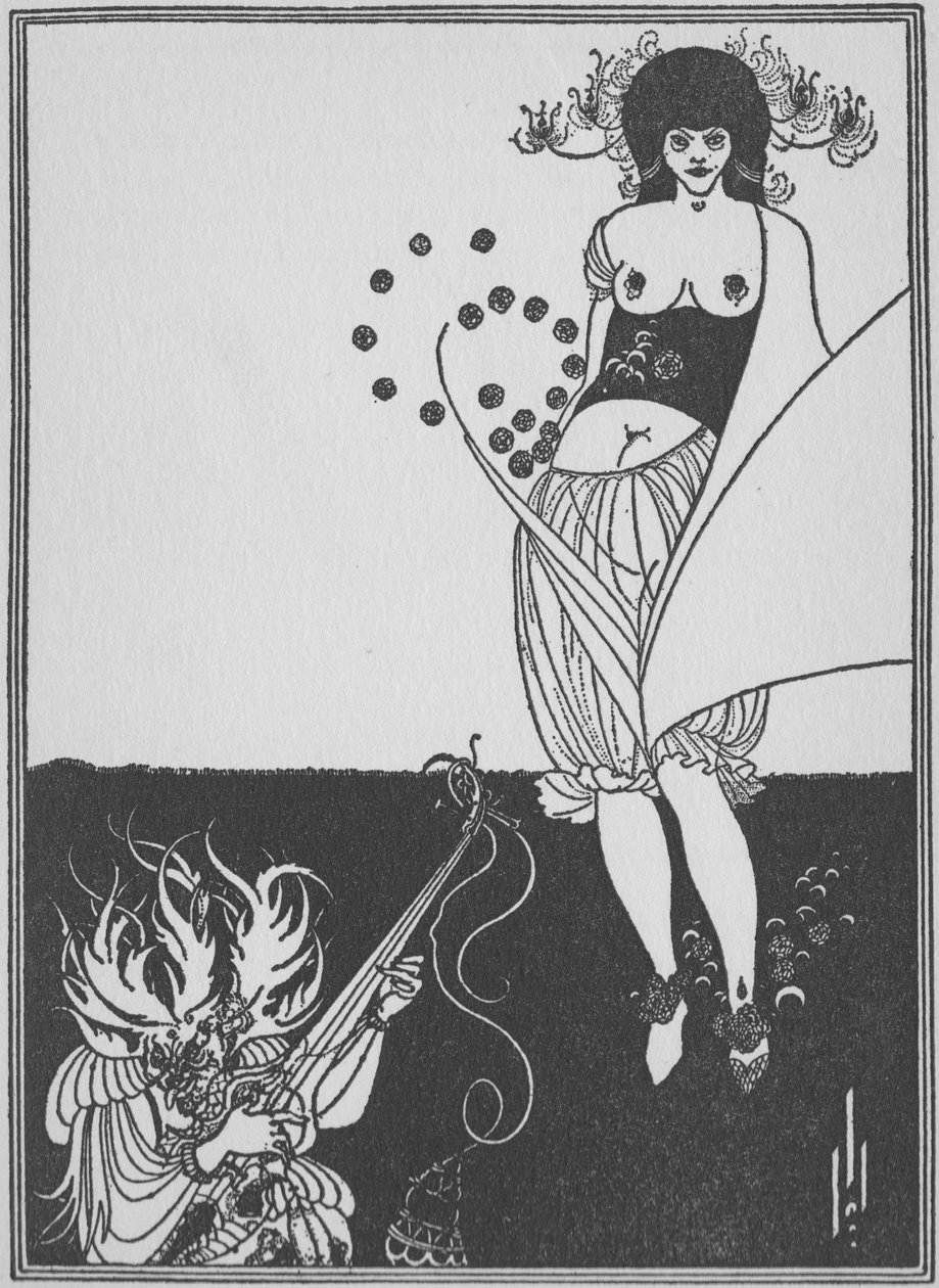Mavedansen, 1896 af Aubrey Beardsley