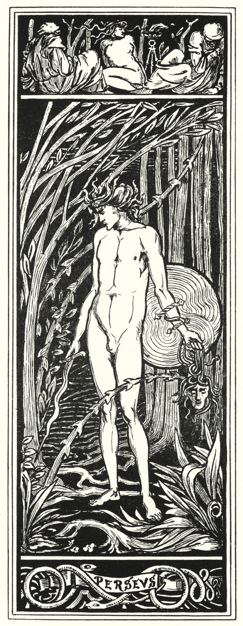 Perseus 1920 (kobberstik) af Aubrey (after) Beardsley