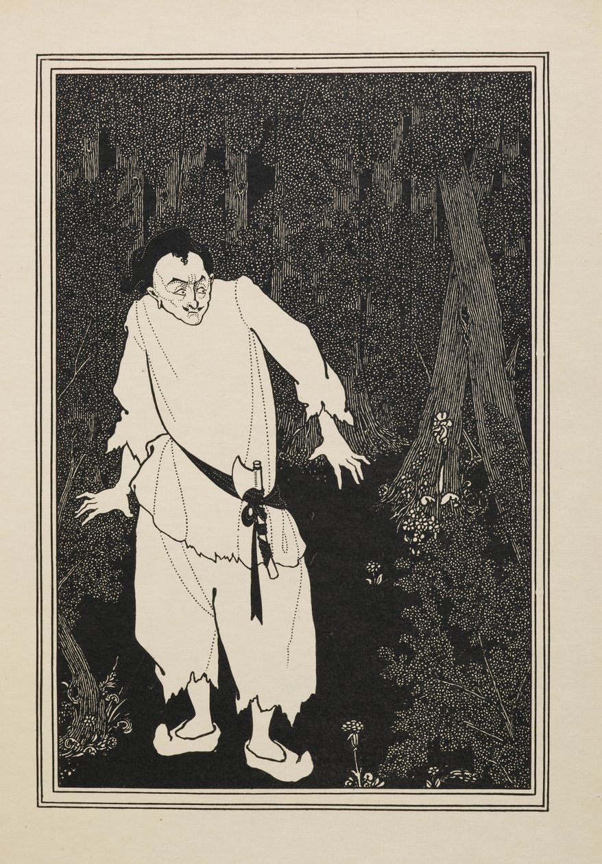 Ali Baba i skoven, fra en bog med halvtreds tegninger af Aubrey Beardsley