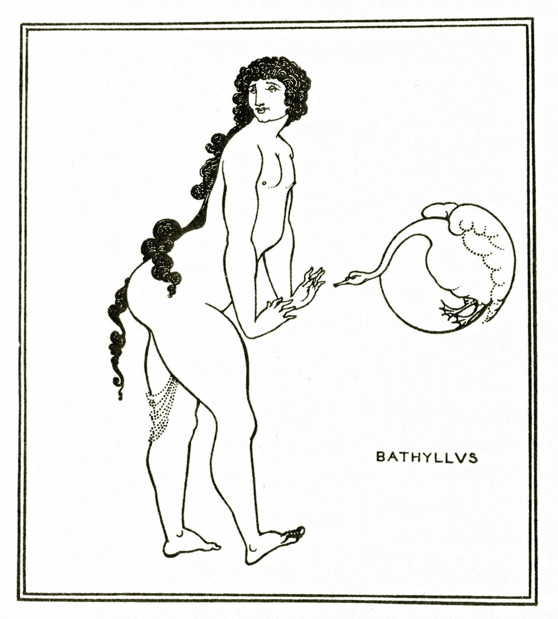 Bathyllus, ca.1894 af Aubrey Beardsley