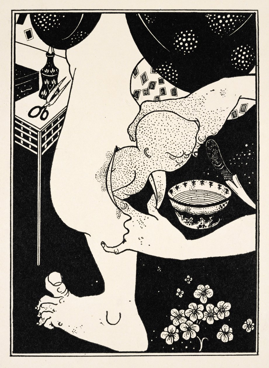 Fødsel fra benkalven, illustration fra 
