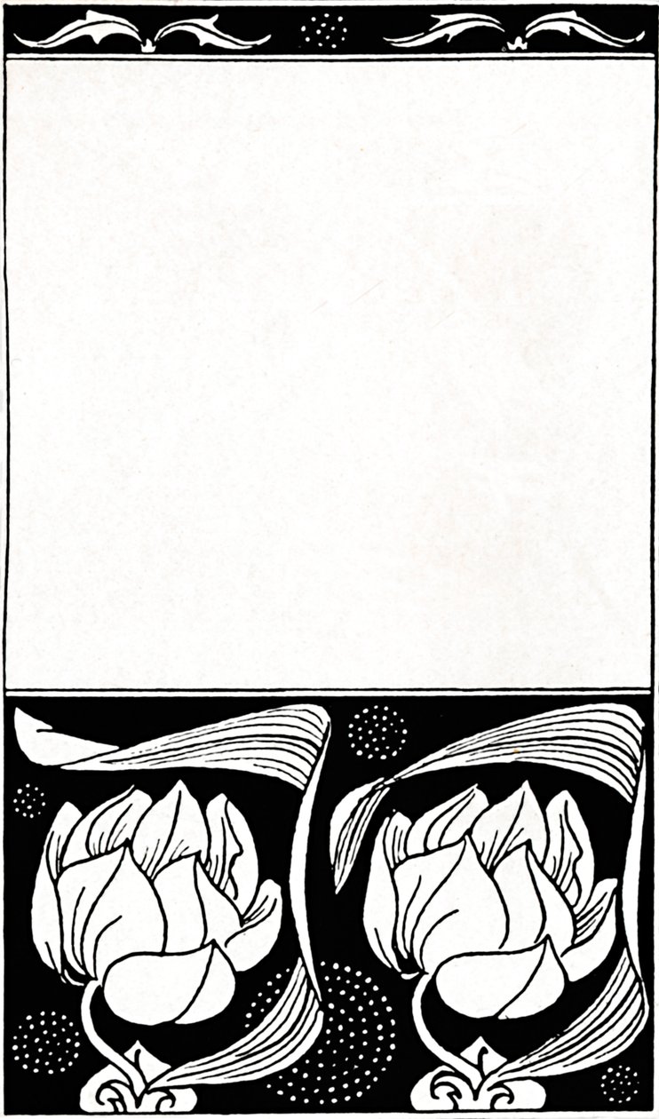 Design til cover af The Woman Who Died, 1914 af Aubrey Beardsley