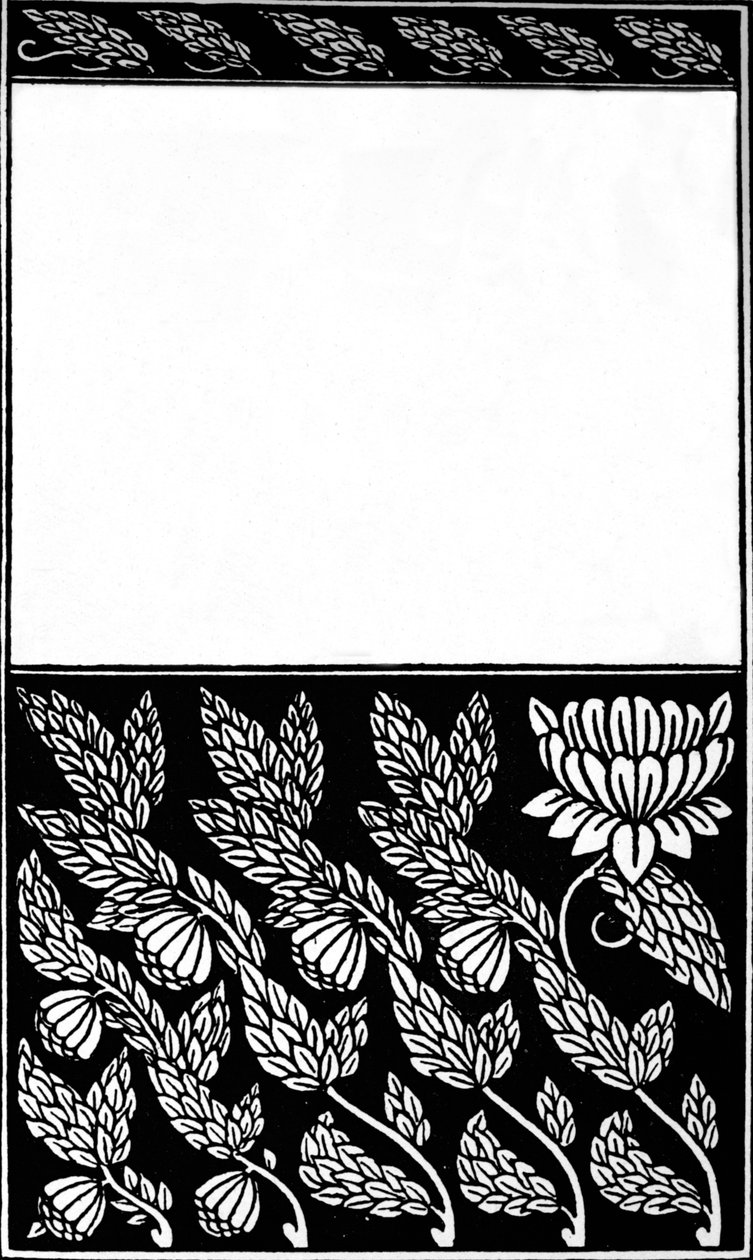 Design til Cover of Nobodys Fault, 1914 af Aubrey Beardsley