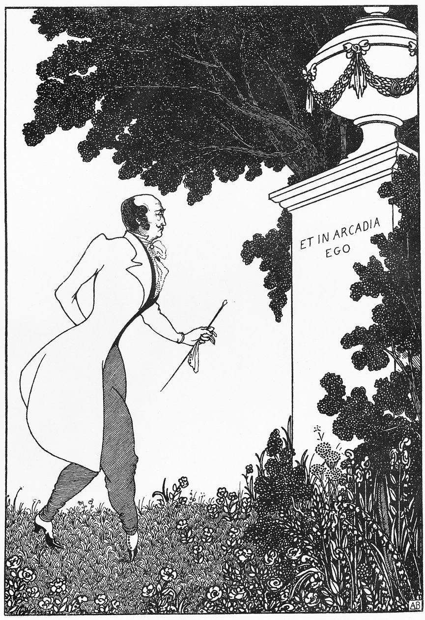 Et i Arcadia Ego, illustration fra 