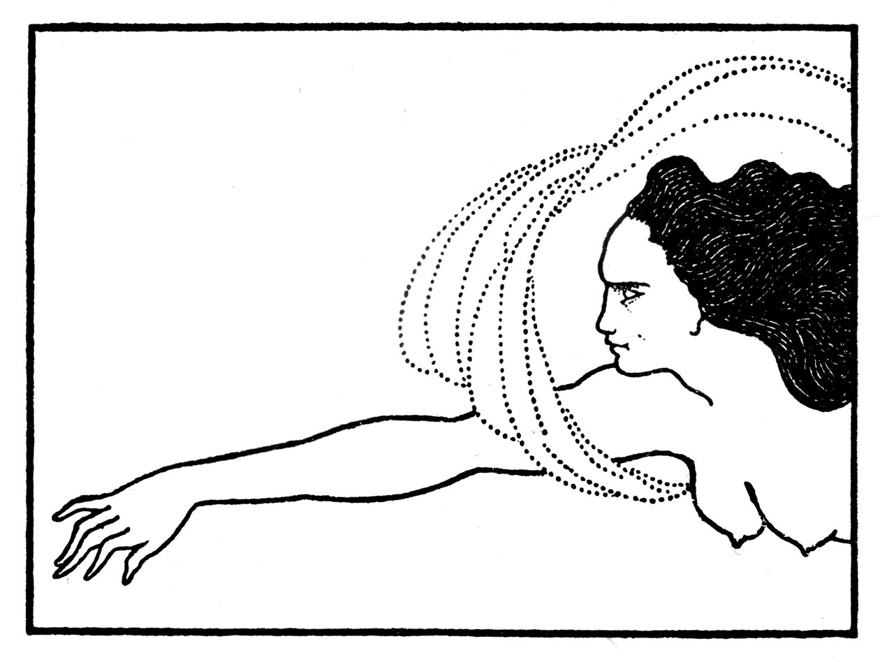 Flosshilde, illustration til Das Rheingold, udgivet i 