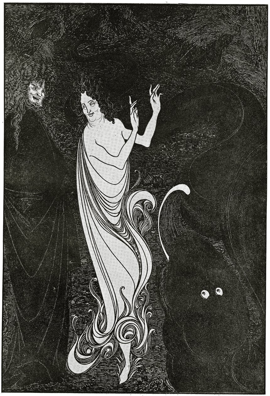 Fjerde Tableau af Das Rheingold, illustration fra 