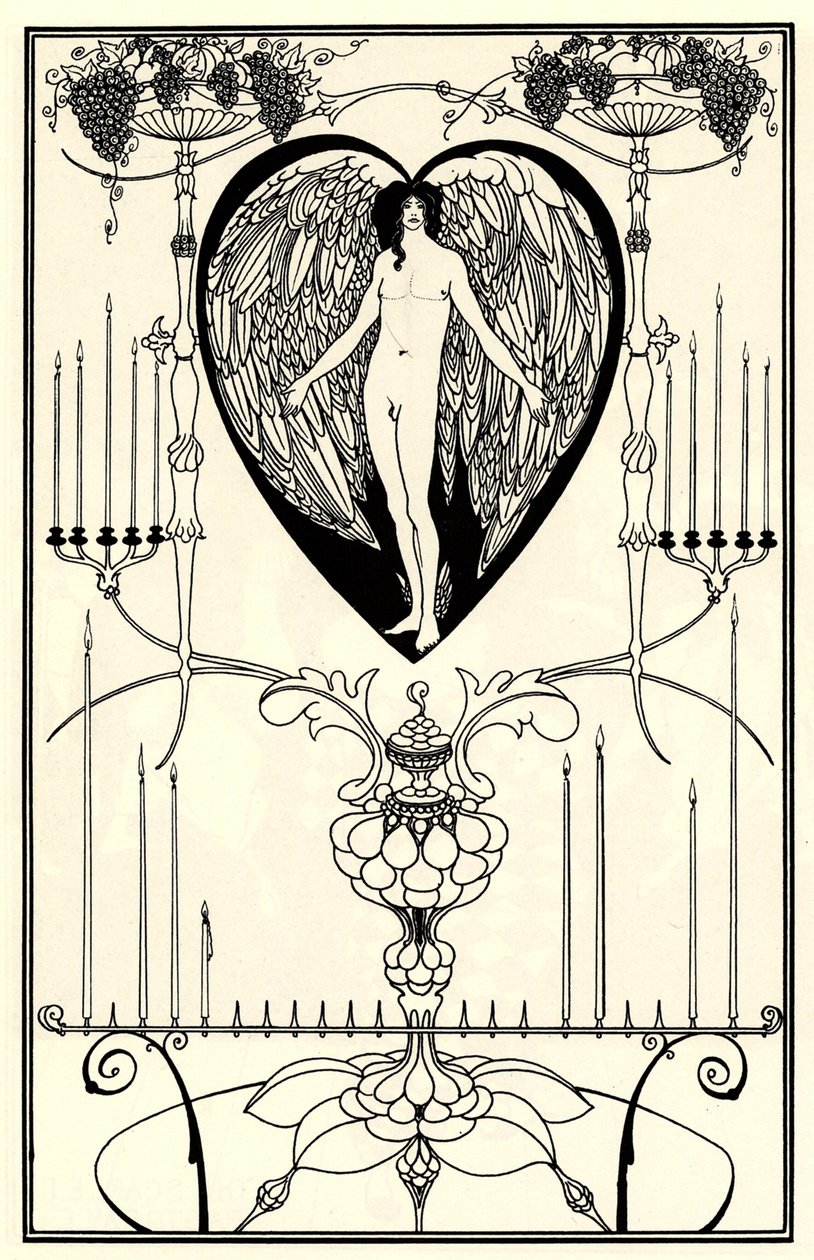 Illustration til The Mirror of Love af Marc-André Raffalovich, 1895 af Aubrey Beardsley