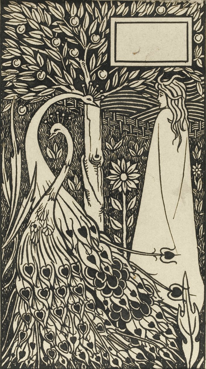 Illustration til bogen Le Morte dArthur af Sir Thomas Malory, 1893-1894 af Aubrey Beardsley
