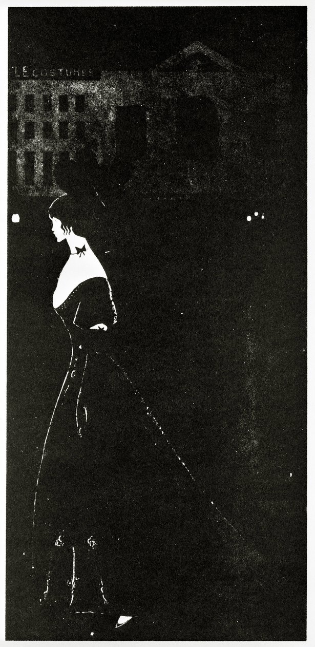 Natten, 1894 af Aubrey Beardsley