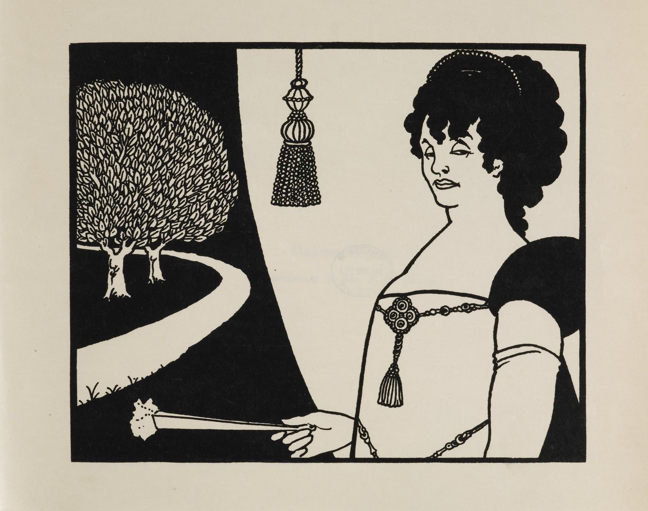 Madame Rejane, fra en bog med halvtreds tegninger af Aubrey Beardsley