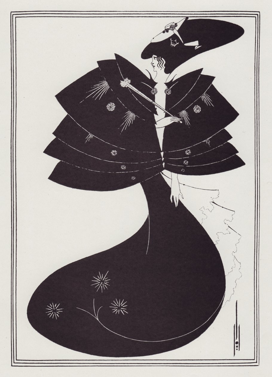 Den Sorte Kap, 1893. af Aubrey Beardsley