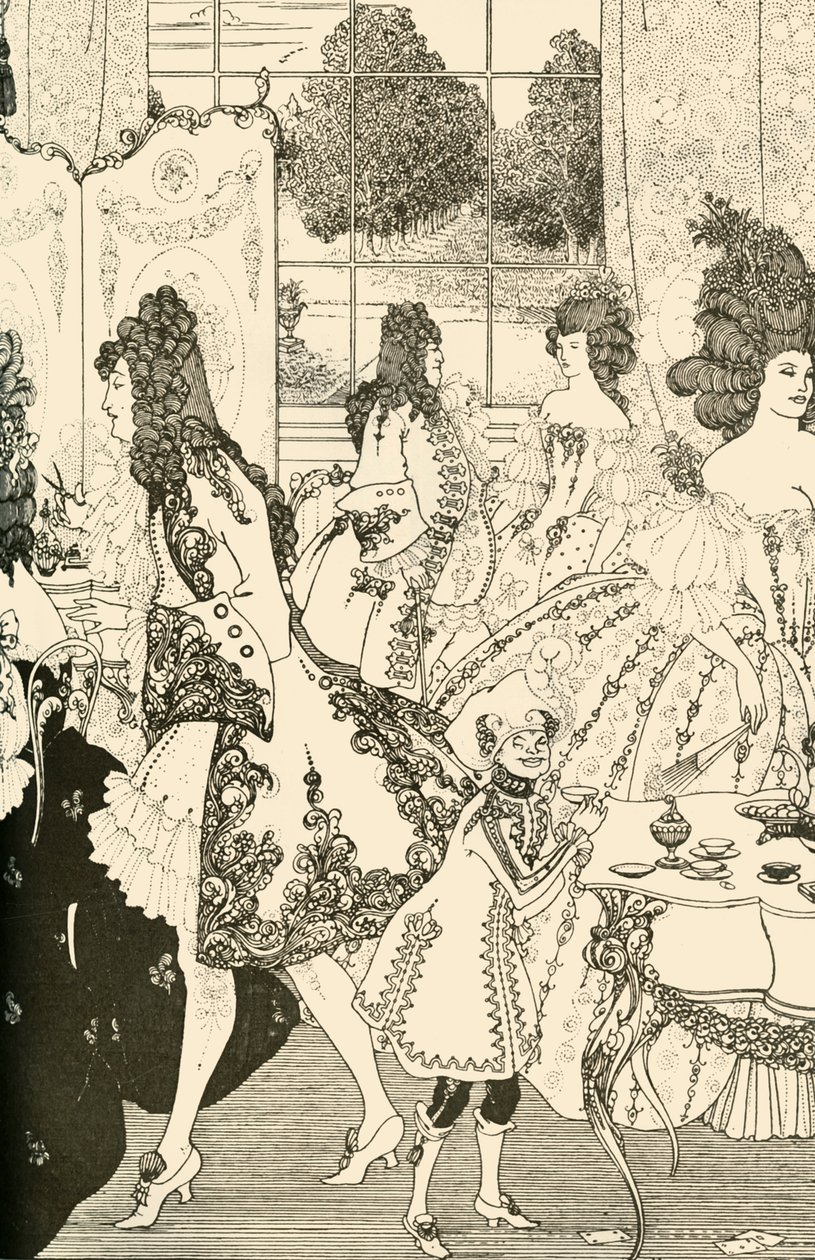 Låsens voldtægt, 1896, 1928. af Aubrey Beardsley