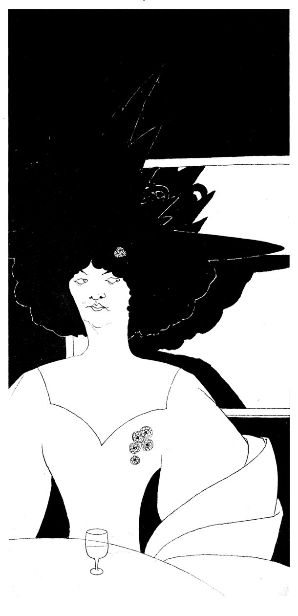 "Venter", 1893 af Aubrey Beardsley