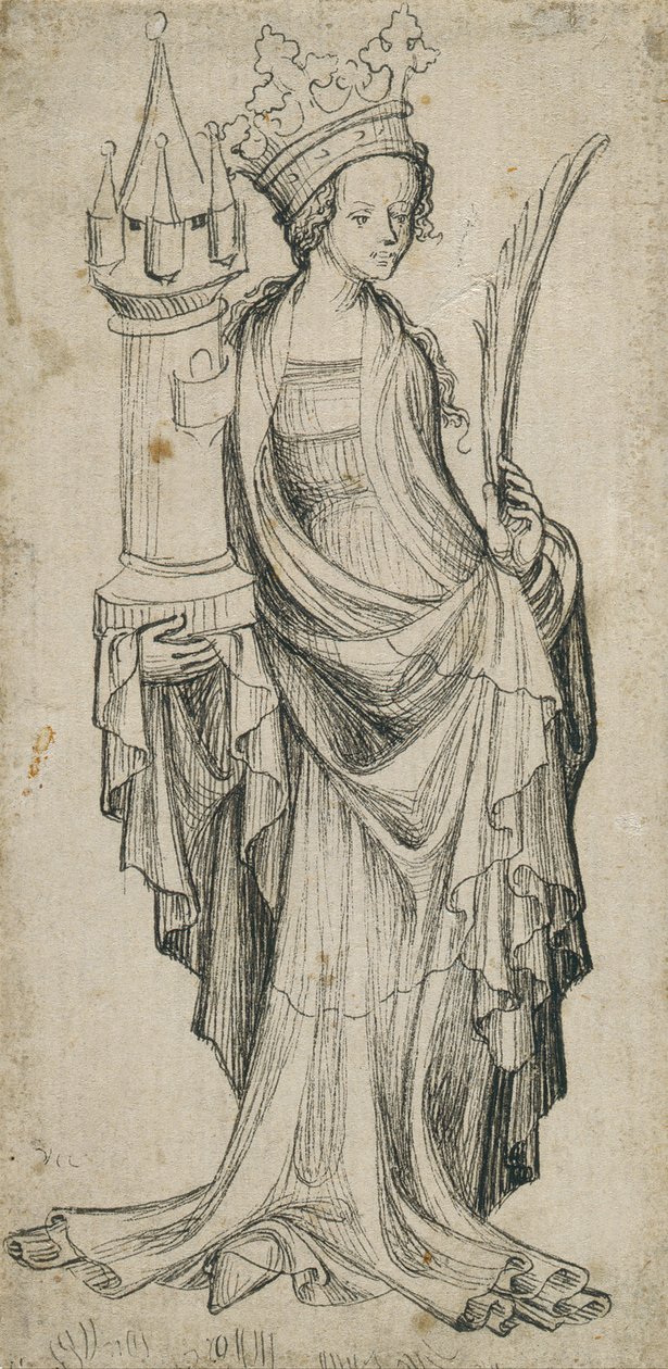 St. Barbara af Augsburger Meister