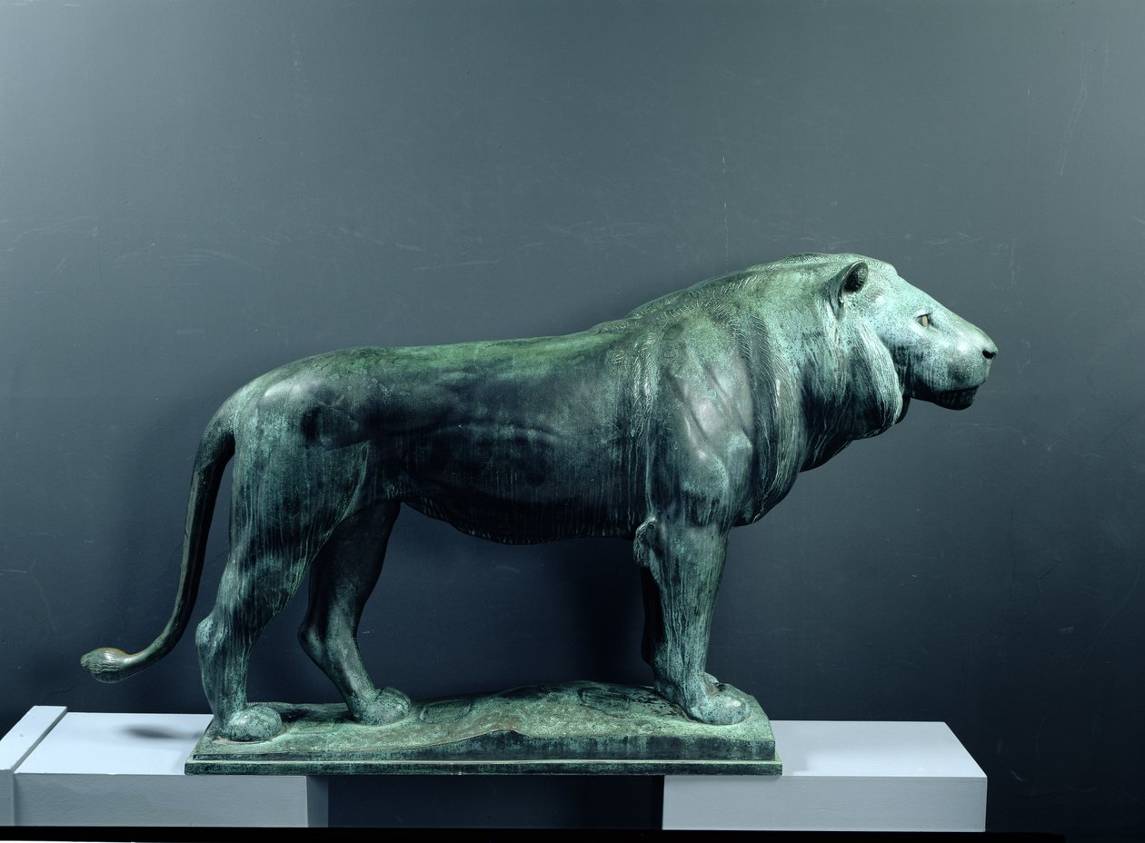 Løve, 1904 (bronze) af August Gaul