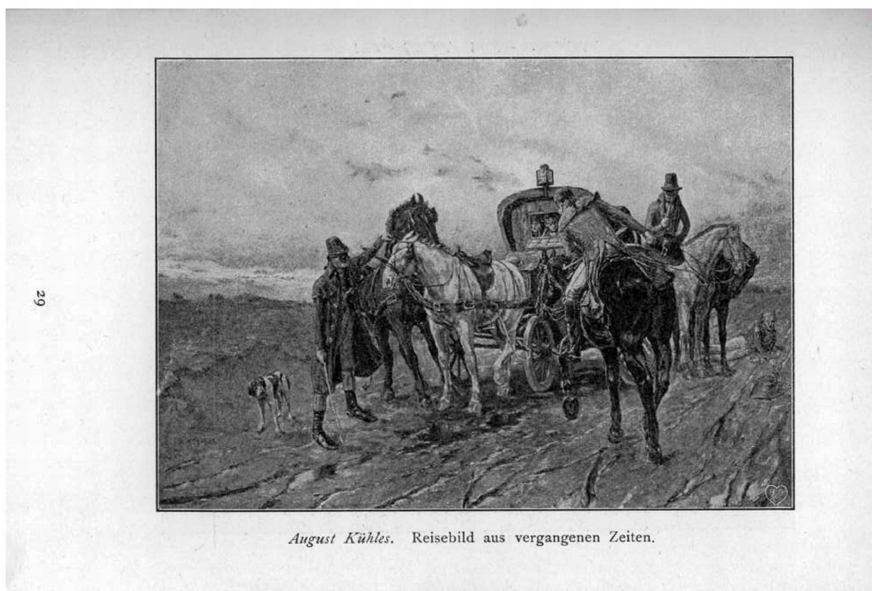 Rejsebillede fra svundne tider af August Kühles