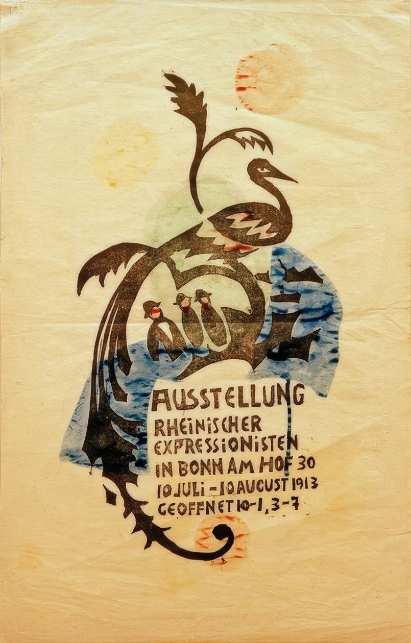 Udstilling af Rhenish Expressionists II, ... af August Macke