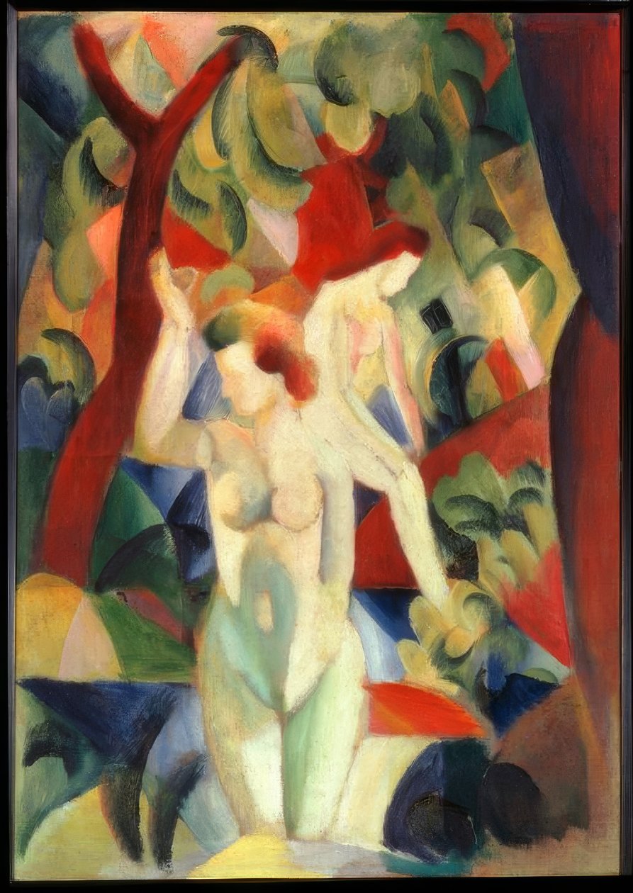 Badende Frauen af August Macke