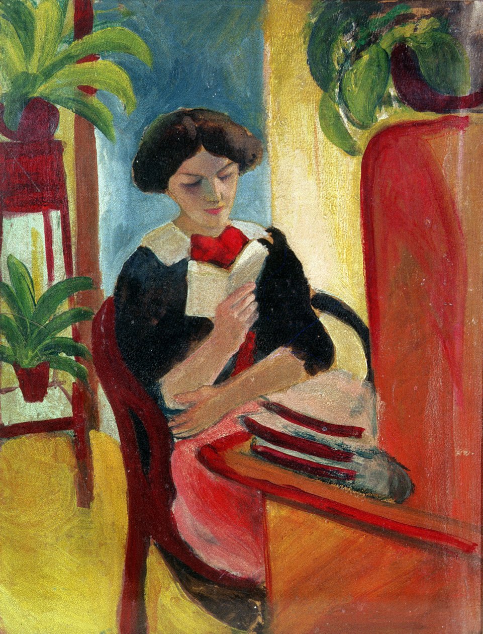 Elizabeth Reading af August Macke