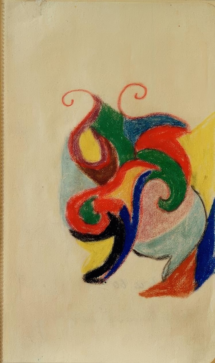 Farvede former II af August Macke