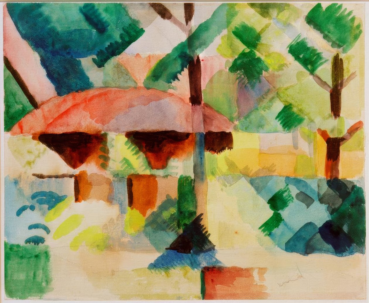 Haveindgang af August Macke