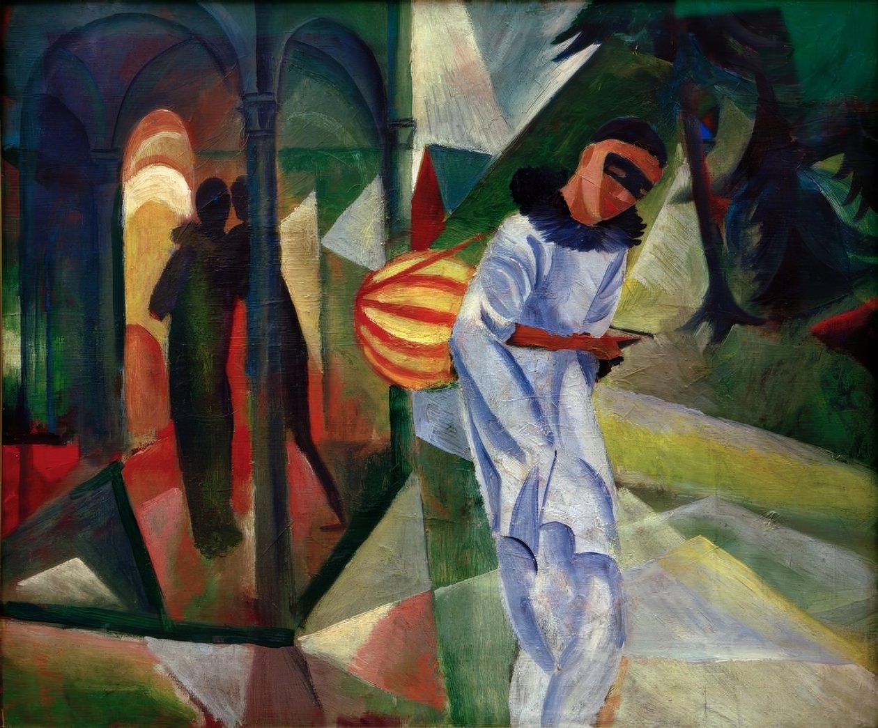 Pierrot af August Macke