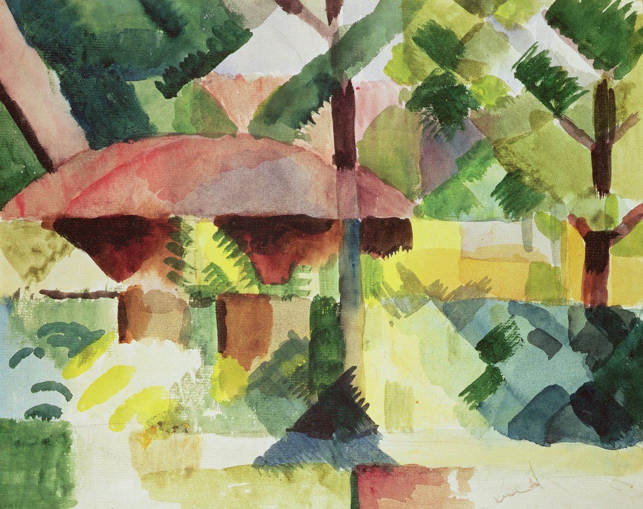 Haven, 1914 af August Macke